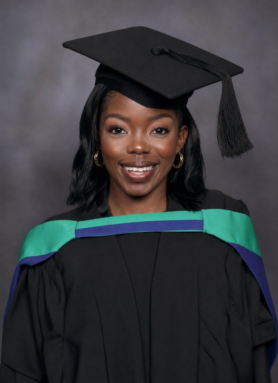 Mpho Lefophane graduating as an Occupational Therapist